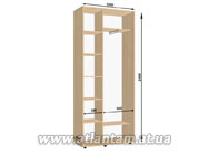 ШКАФ КУПЕ 1000х450х2400 ЧЕРКАССЫ, ШКАФЫ КУПЕ ЦЕНА, ШКАФЫ КУПЕ КАТАЛОГ, ШКАФЫ КУПЕ ФОТО, МЕБЕЛЬ НА ЗАКАЗ, ШКАФ КУПЕ КУПИТЬ